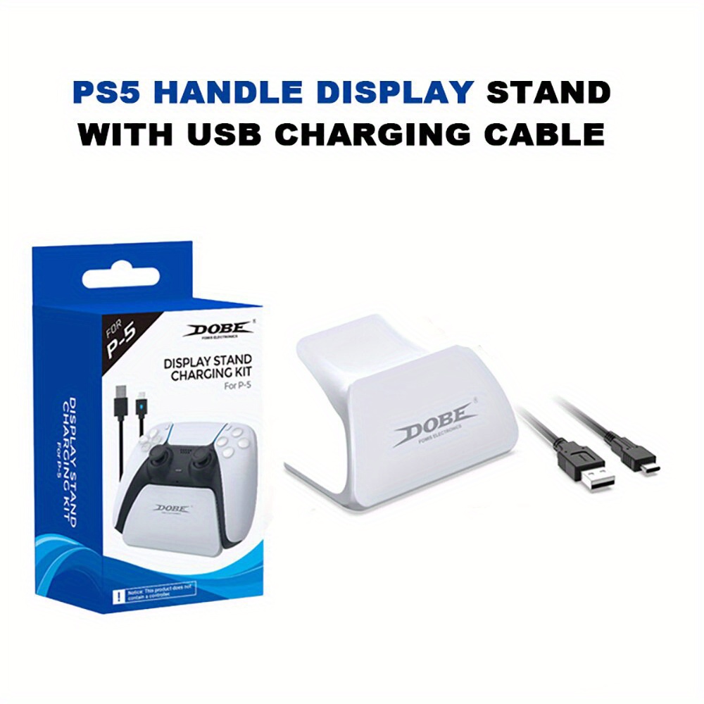 DOBE Stand Kit with Charging Cable for PS5/PS VR2 Controller 