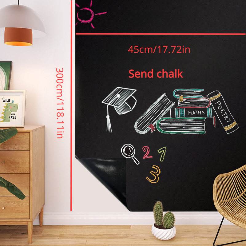 Static Whiteboard Wall Sticker Removable Without Damaging - Temu