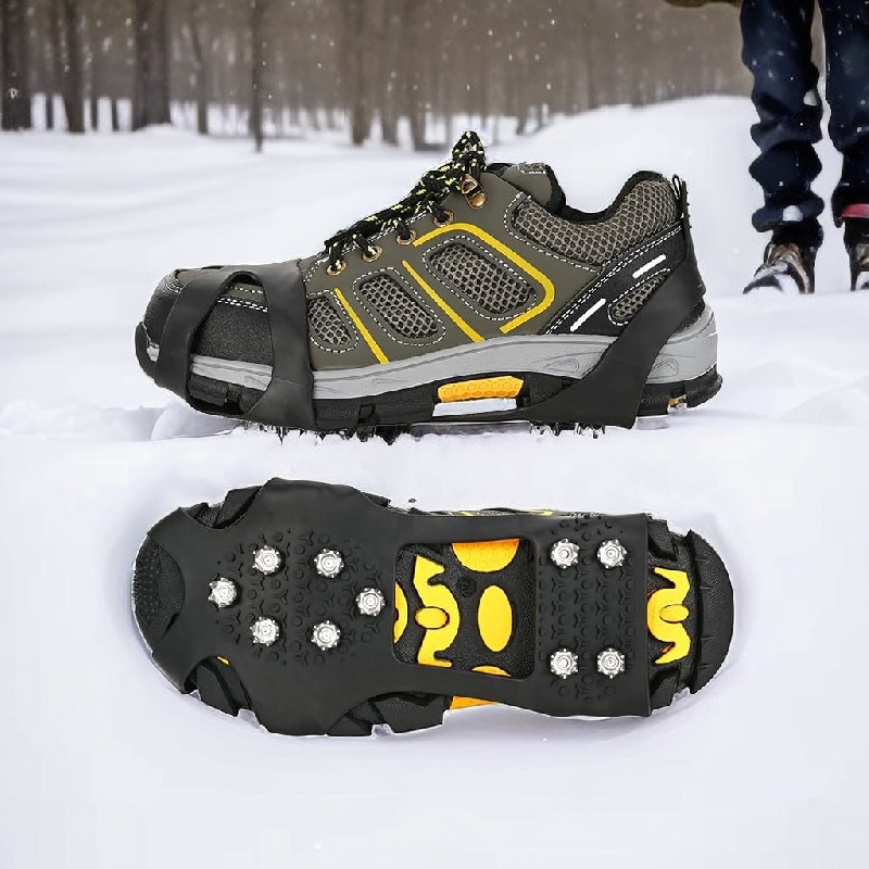 1 Par Puntas Zapatos Escalar En Nieve Hielo Antideslizantes, Agarres Hielo  Crampones Cubiertas Zapatos Antideslizantes Escalar En Invierno -  Automotriz - Temu