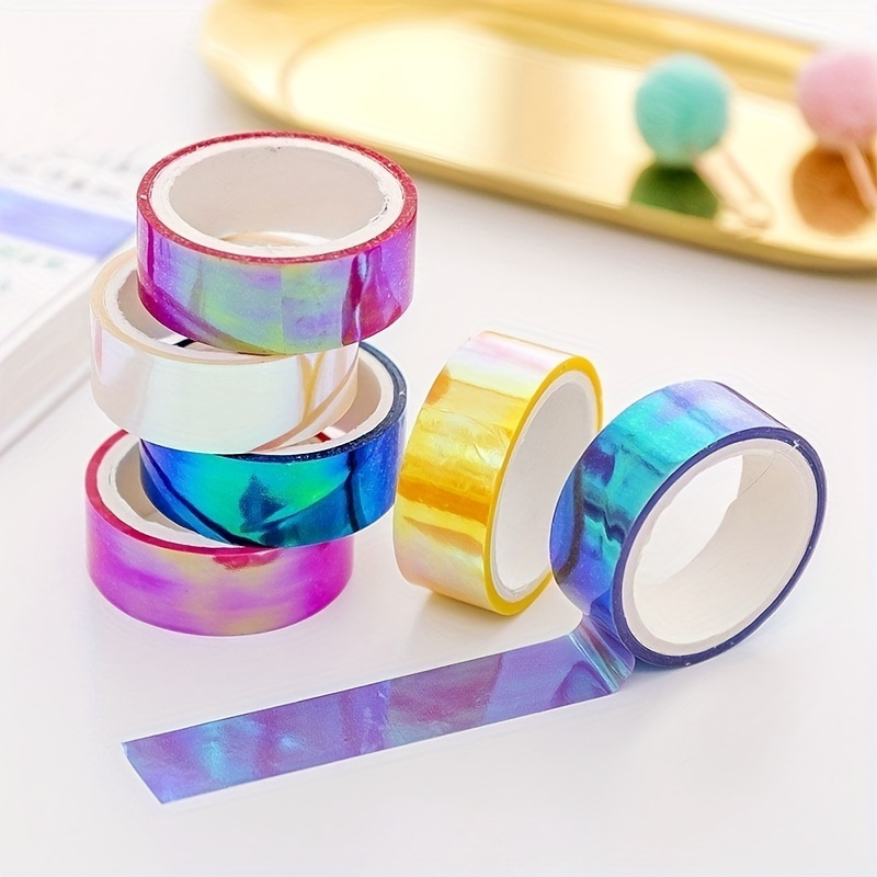 30 Rolls Glitter Washi Tape Set, 10mm Thin Colored Decorative Tape For  Crafts, Gift Wrapping, Scrapbooking Supplies, Journals, Plan Book