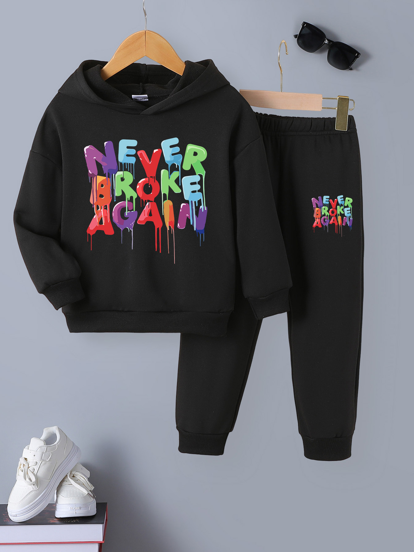 Never broke again cheap hoodie and pants