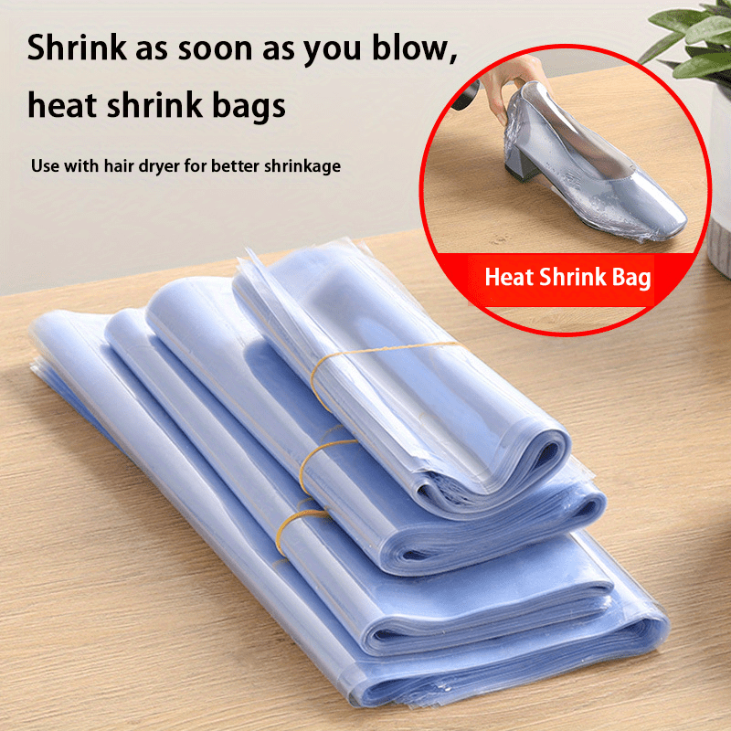 Shrink Wrap Bags Clear Pvc Heat Seal Bags For Soap Sleeve - Temu