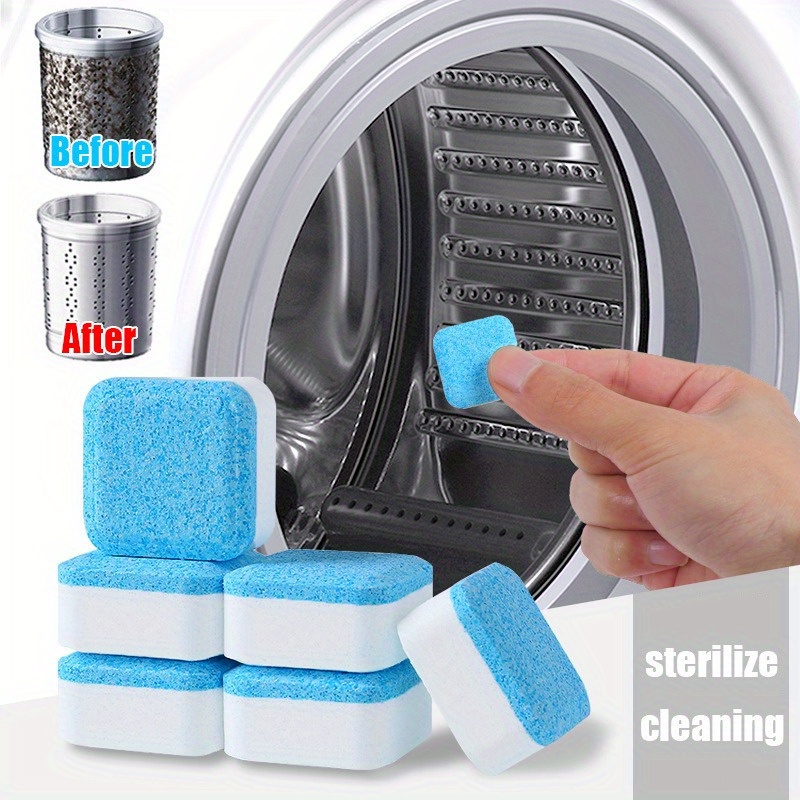 Washing Machine Cleaner Tablets for Top and Front Loading Washers Deep  Cleaning Remover - 10 Tablets Included 