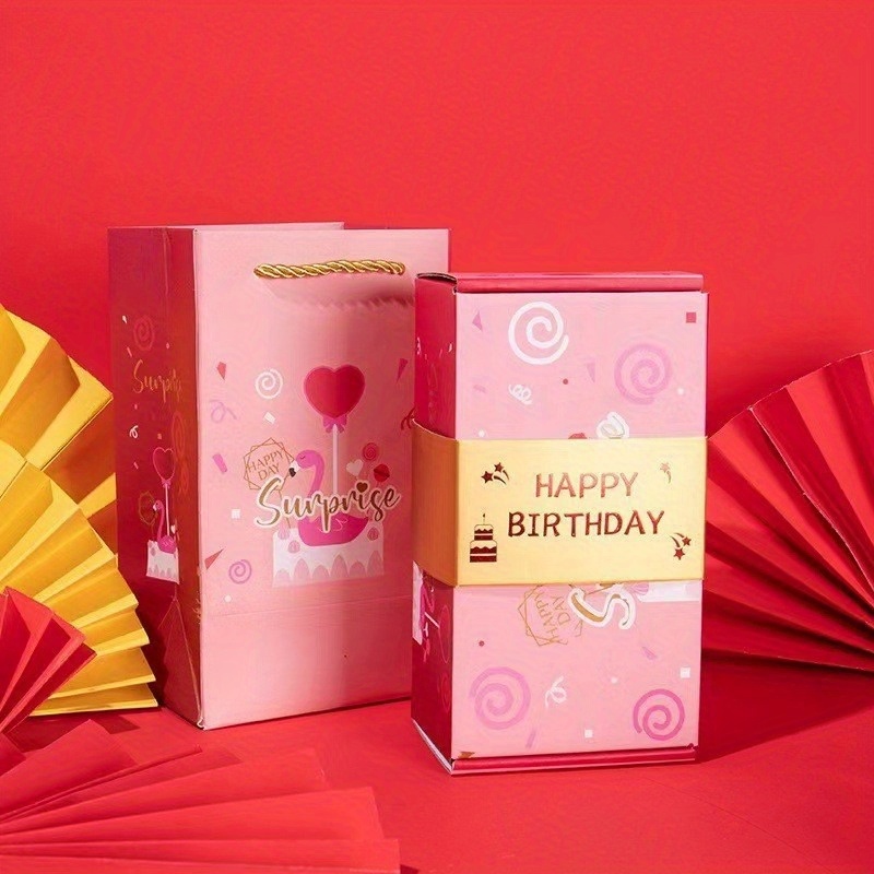 WERTIOO Exploding Box, DIY Explosion Gift Box Surprise Photo Box Handmade  Photo Album Scrapbooking with 6 Faces for Wedding Box, Birthday  Party,Boyfriend price in UAE,  UAE