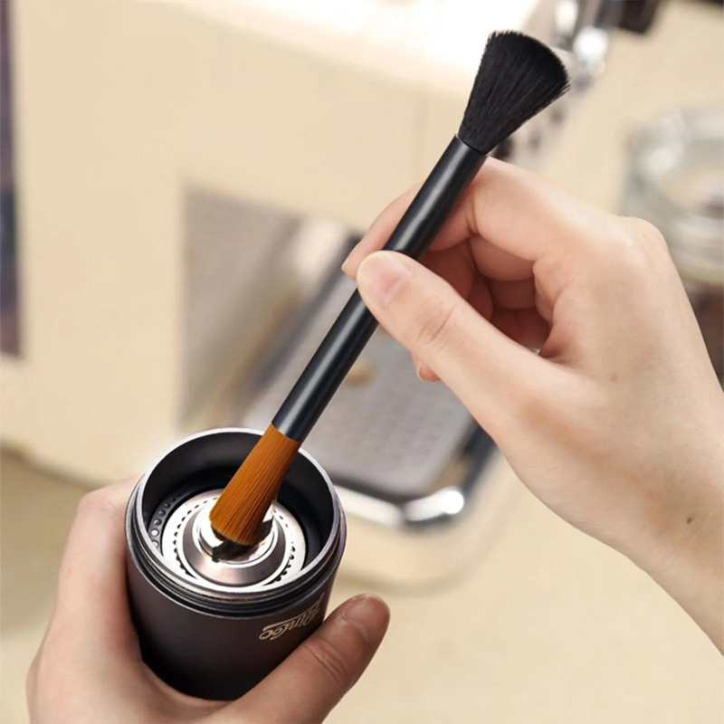 

Coffee Bar Counter Cleaning Brush, Coffee Grinder Semi-automatic Coffee Machine Coffee Powder Soft Bristle Brush Coffee Tool