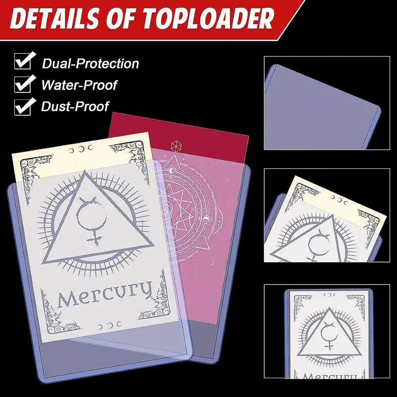 Toploaders Cards 35pt Toploader Card Protector Hard Plastic - Temu