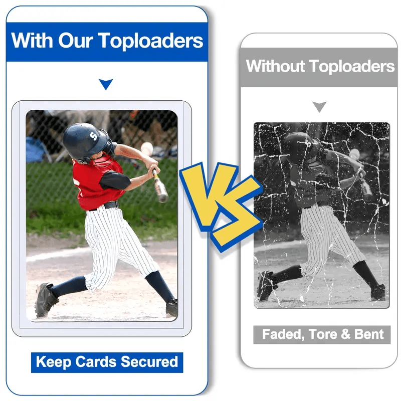 Toploaders For Cards,35pt Toploader Card Protector, Hard Plastic Card  Sleeves, Baseball Card Protector, Topload Card Holder Case For Collectible  Trading Cards Sports Cards Mtg - Temu United Kingdom