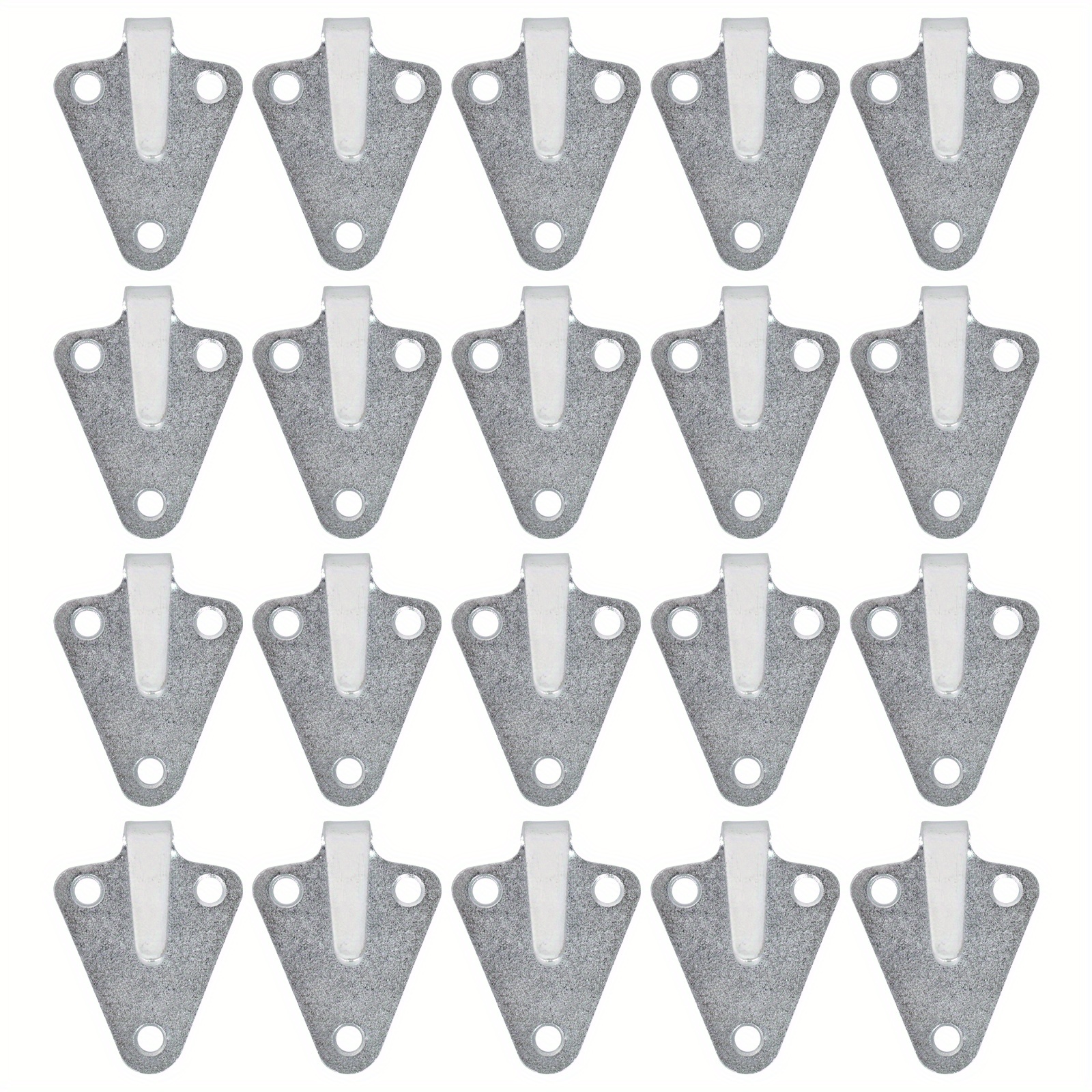 

20pcs 3-hole Tarpaulin Hooks, Trailer Hooks, Tarpaulin Attachment, Net Hooks Fixing Hooks Guy Hooks Lashing Eye 50 X 40 Mm, Trailer Net Mounting Hooks Tarpaulins Securing