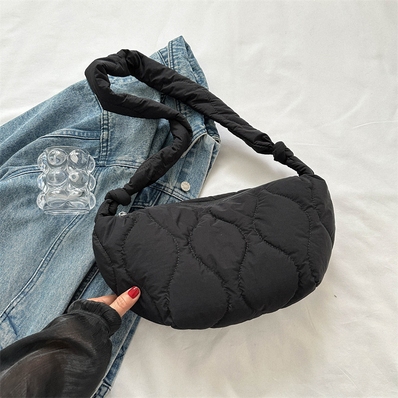 Quilted Crossbody Bag Women Lightweight Zipper Shoulder Bag - Temu Canada