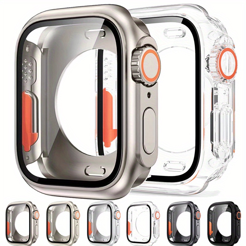 

Screen Protector Cover For Iwatch 44mm 45mm 40mm 41mm Hard Front Rear Bumper Case For Iwatch 9/8/7/6/5/4