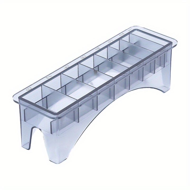 Hair Clipper & Comb Organizer - 8-slot Storage Box For Hairdressing Tools, Electric Scissors Head Holder