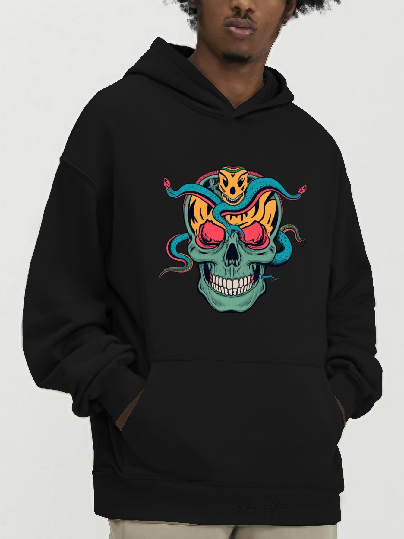 Glo Gang Skull Hoodie - Temu