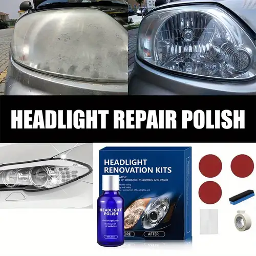 Car Headlight Repair Liquid Car Light Plating Crystal Refurbishment Repair  Car Headlight Plating Film Refurbishment Repair Agent - Automotive - Temu  Switzerland