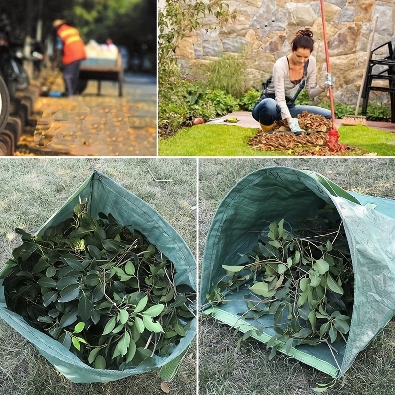 Garden Semicircle Leaf Bag Garden Collection Leaves Dustpan - Temu