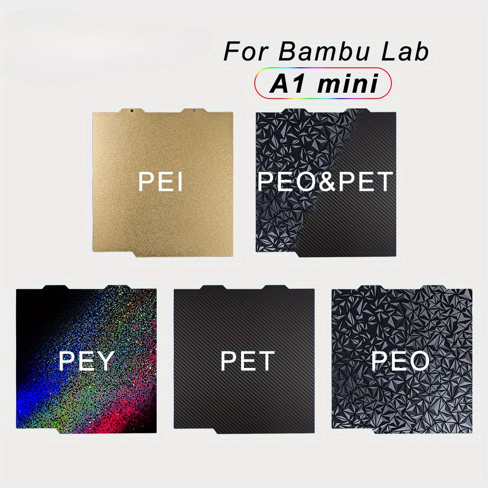 for a1 textured pei sheet 180 build plate double sided carbon