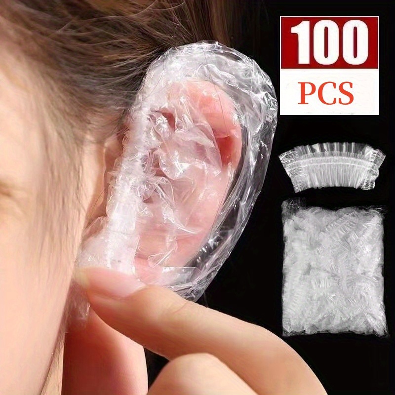 60 piezas de calcomanías impermeables para bebés cubiertas para las orejas  para natación ducha protectores de oídos con tapones para los oídos para