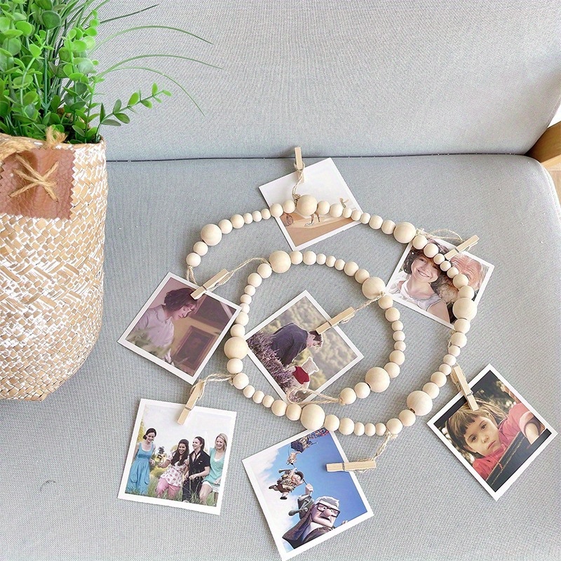 Macrame Polaroid hanger macrame photo hanger Polaroid photo hanger Polaroid  display hanger macrame photo frame valentines gift -  Italia