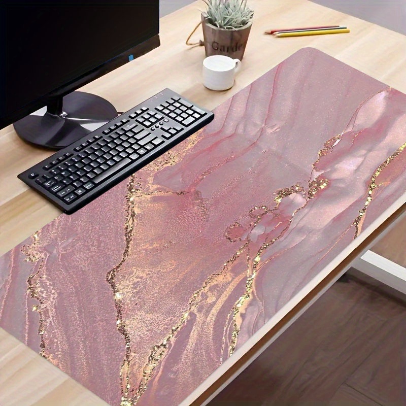 Sakura – grand tapis de souris rose, 100x50, pour ordinateur de