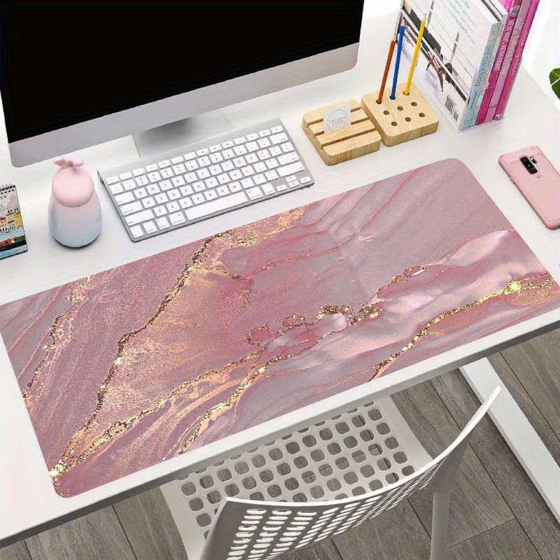 Rose Golden Desktop Office Including Tape Holder Stapler - Temu