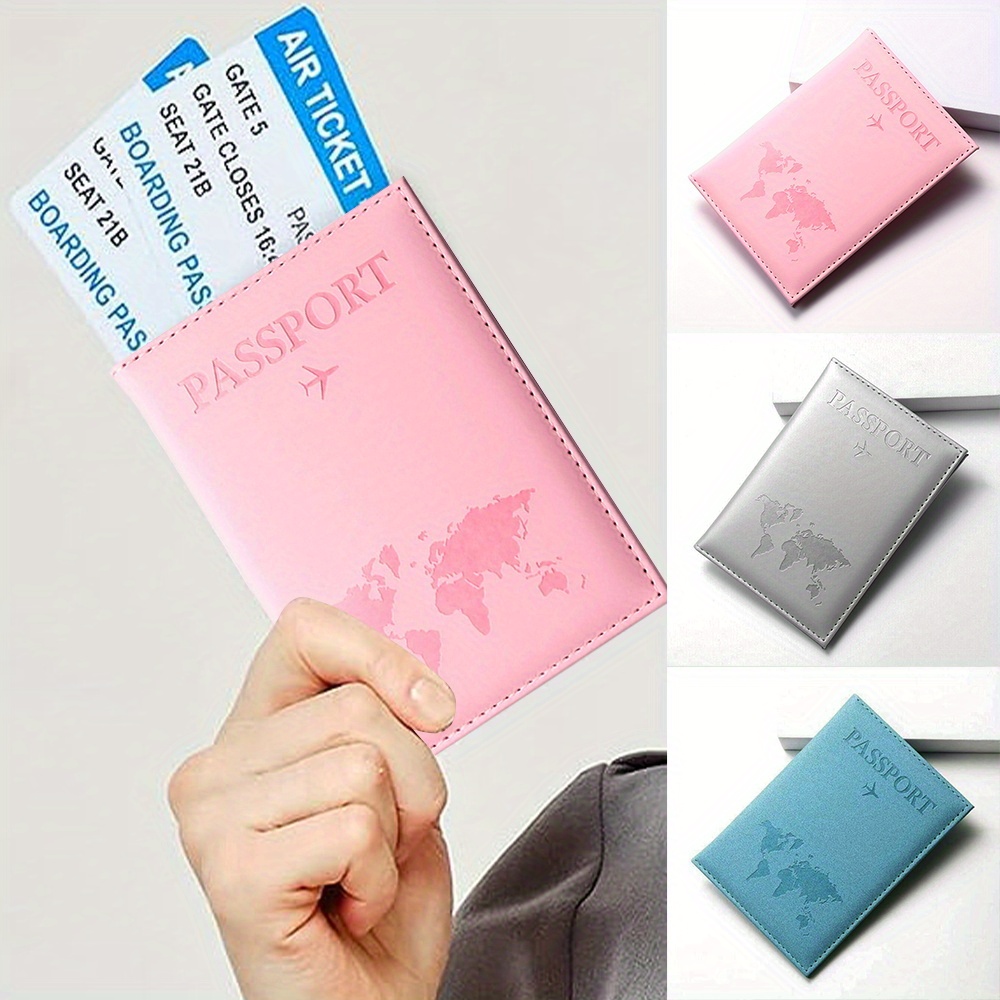 Ultra-thin Leather Passport Holder Travel Cover Case Passport Bag RFID  Wallet