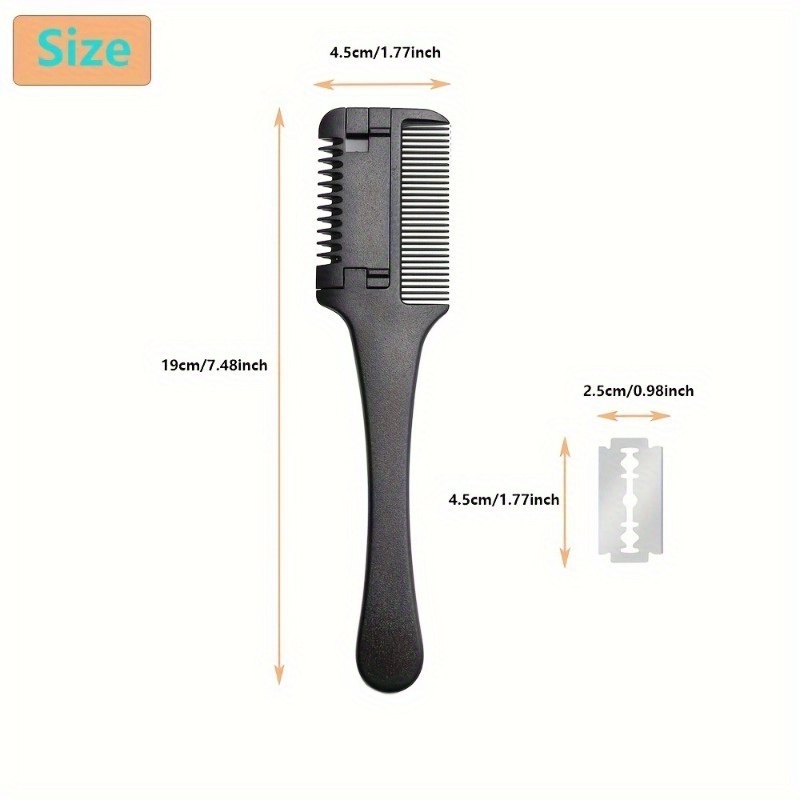 Hair Cutter Comb Pettine Rasoio Sfoltire I Capelli 10 Lame - Temu Italy