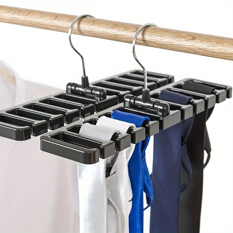 space saving 10 hole belt rack versatile hanger for belts ties scarves compact closet organizer 12 x2 87 details 4