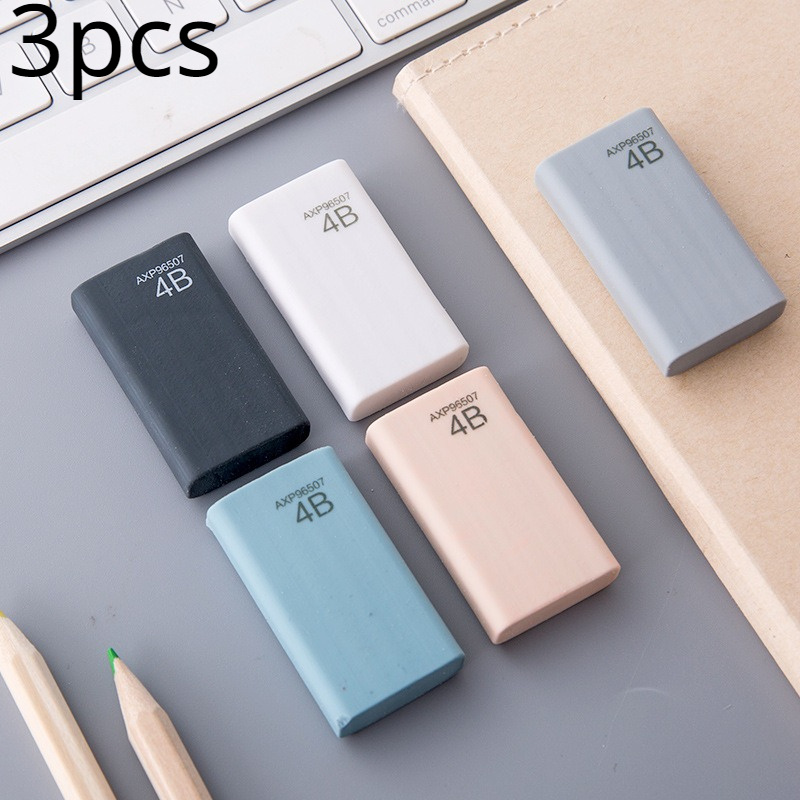 4b Art Eraser Sketch Pencil Eraser Clean Rubber Erasers Office School  Supplies Random Color - Temu