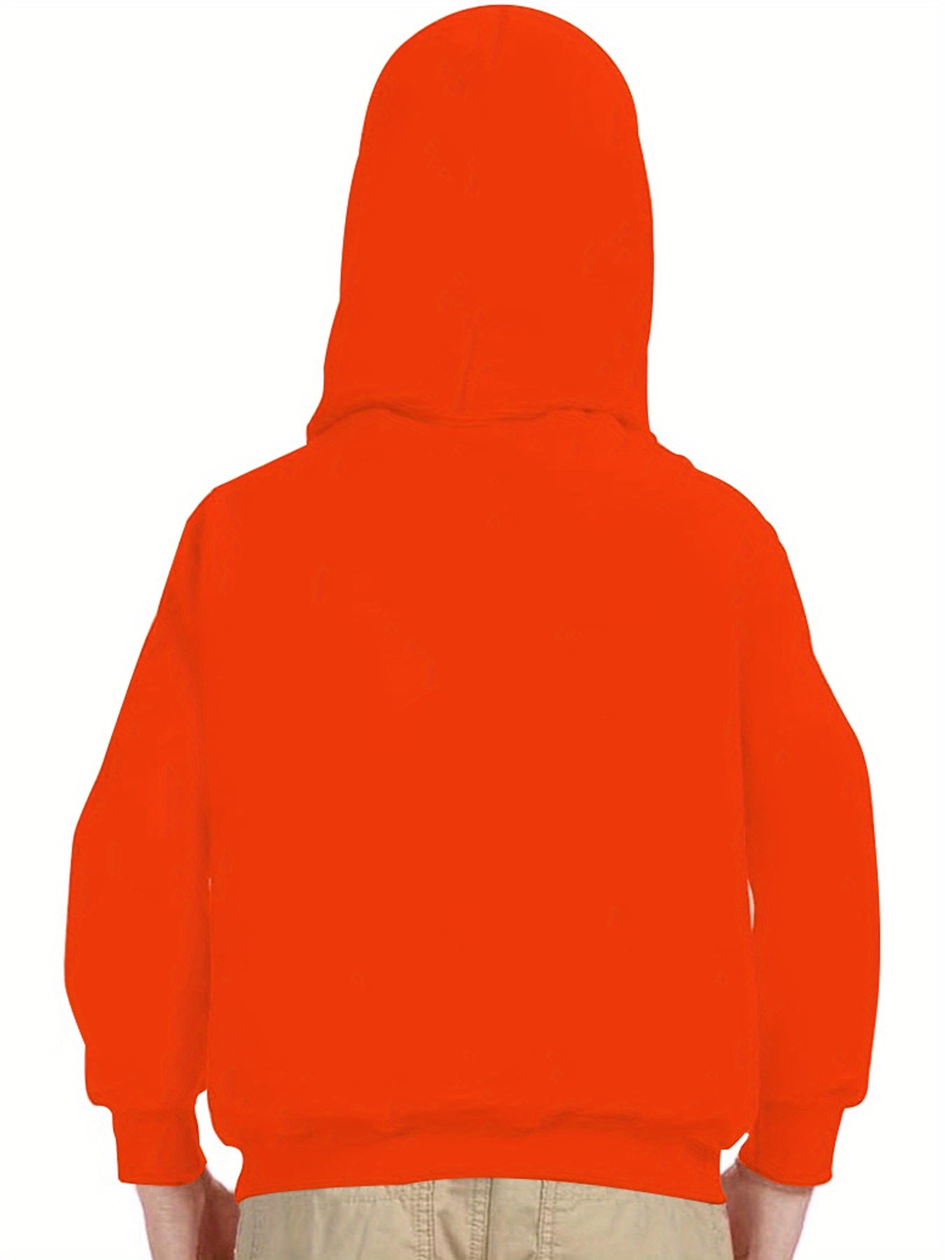 Neon orange graphic discount hoodie