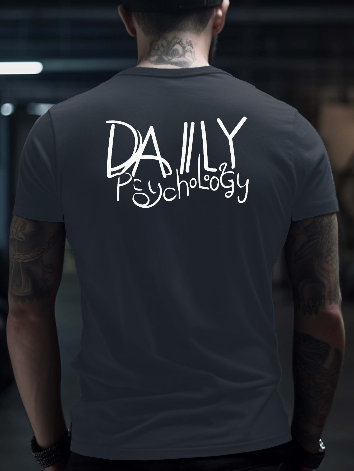 daily psychology print t shirt tees men casual short sleeve Temu