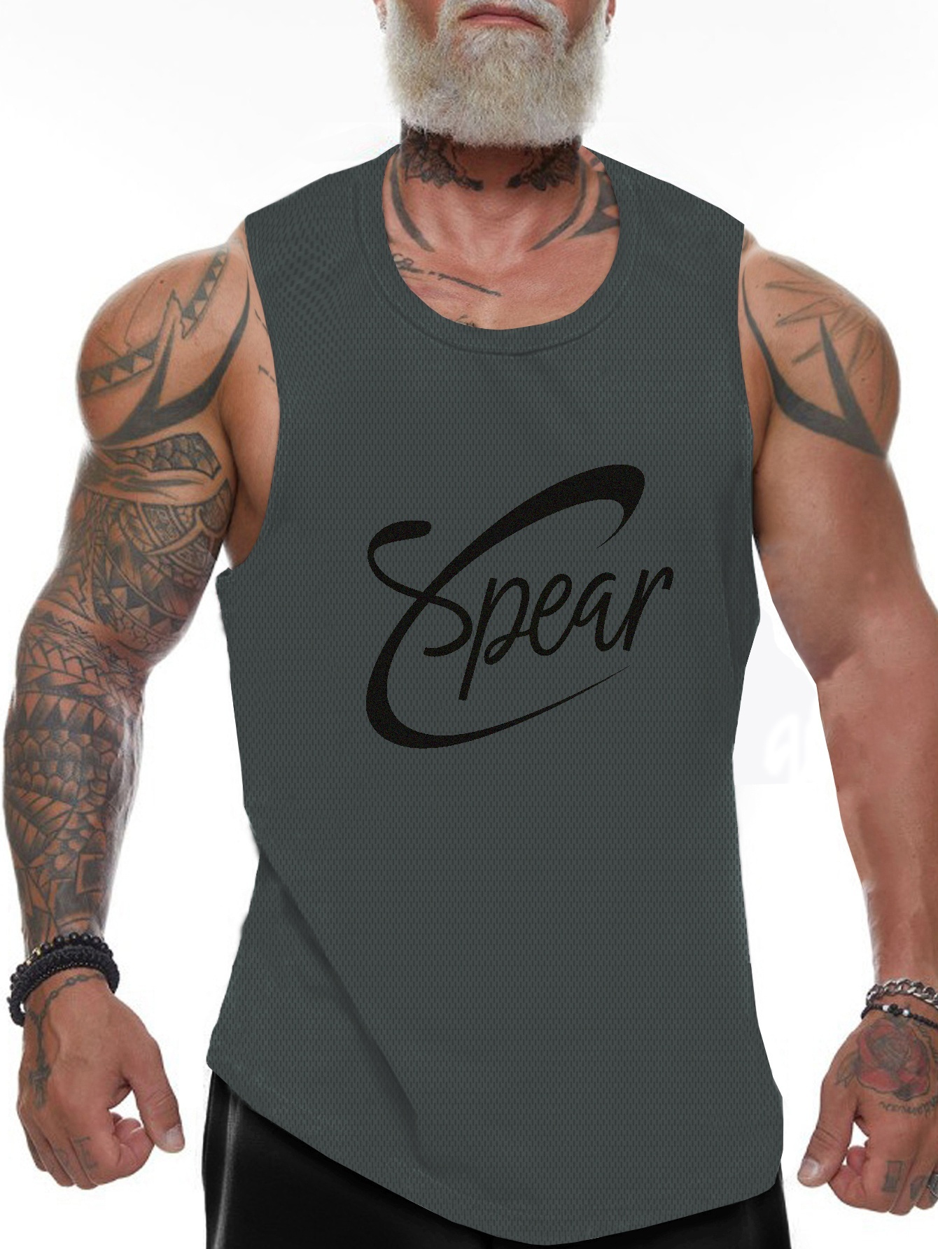 Camiseta Deportiva Sin Mangas Hombre Camiseta Tirantes - Temu