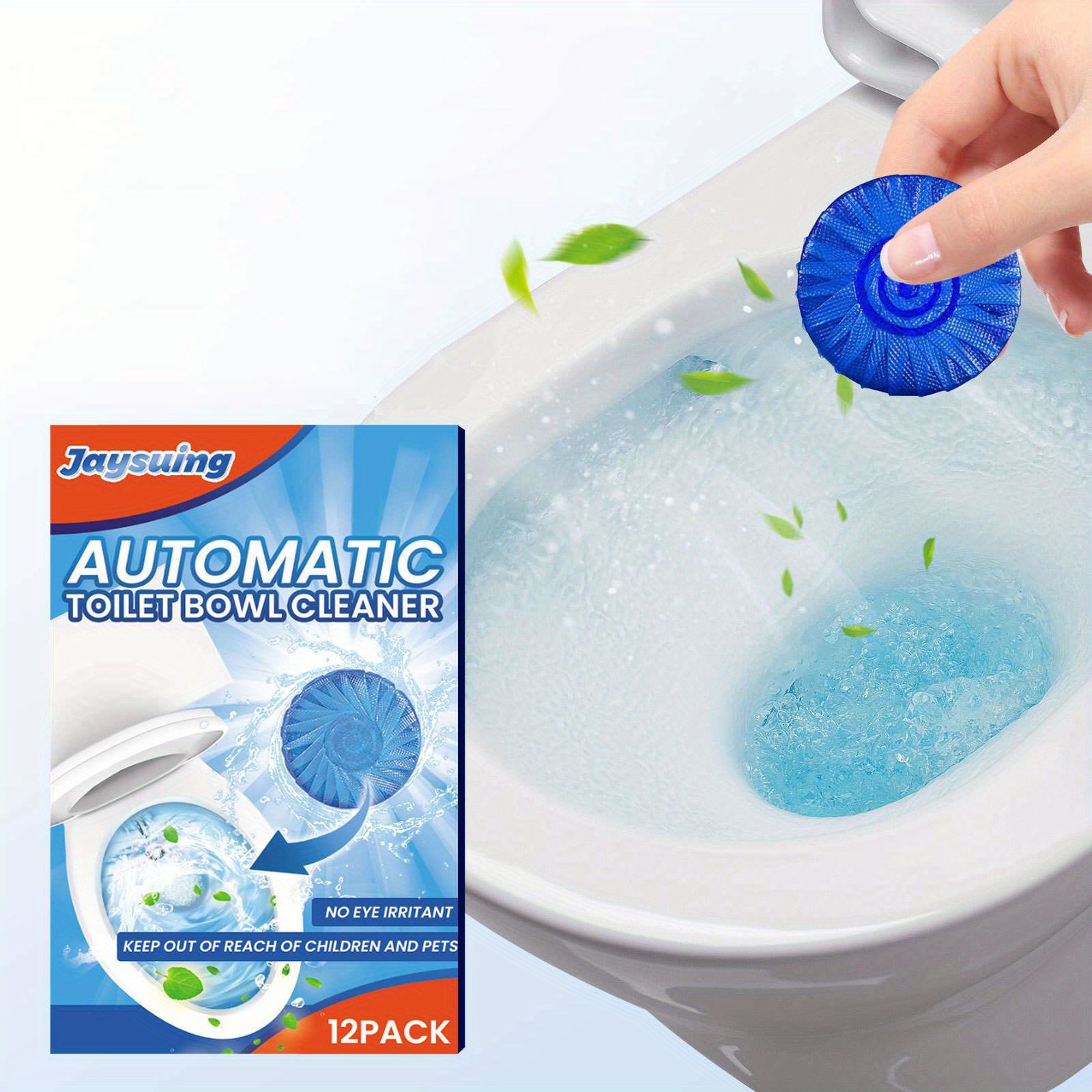 1pc 40g Automatic Toilet Cleaning System, Including Toilet Cleaner,  Deodorizer, Urine Stain Remover Tablets, Sink Stain Remover And General  Cleaning Supplies