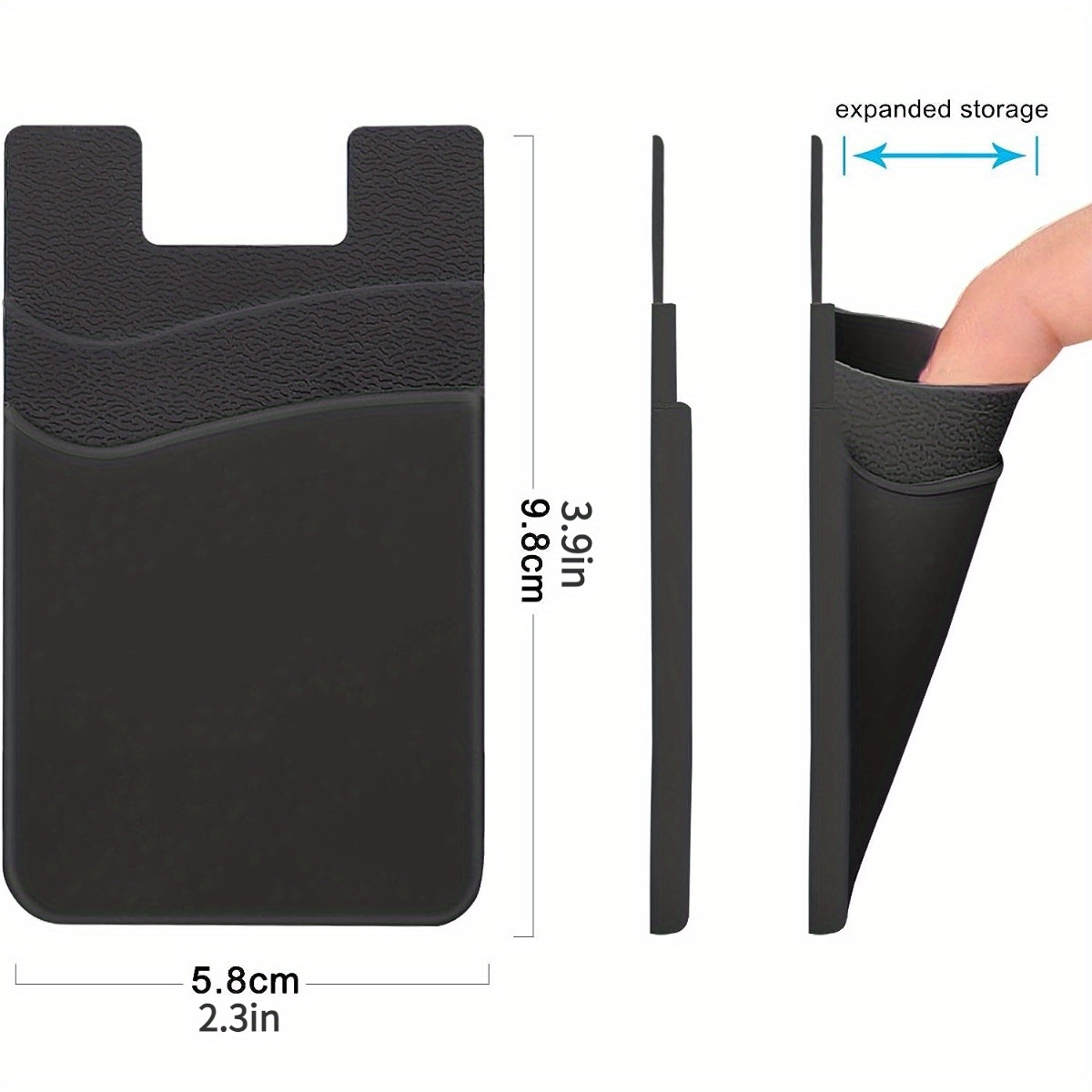silicone credit card sleeve Amazon.com: Nuke Armor Silicone Phone Card Holder Double Slot Pocket, Stick  On Wallet, Adhesive Credit Card Pouch, Compatible with iPhone & Samsung  Galaxy main image 0