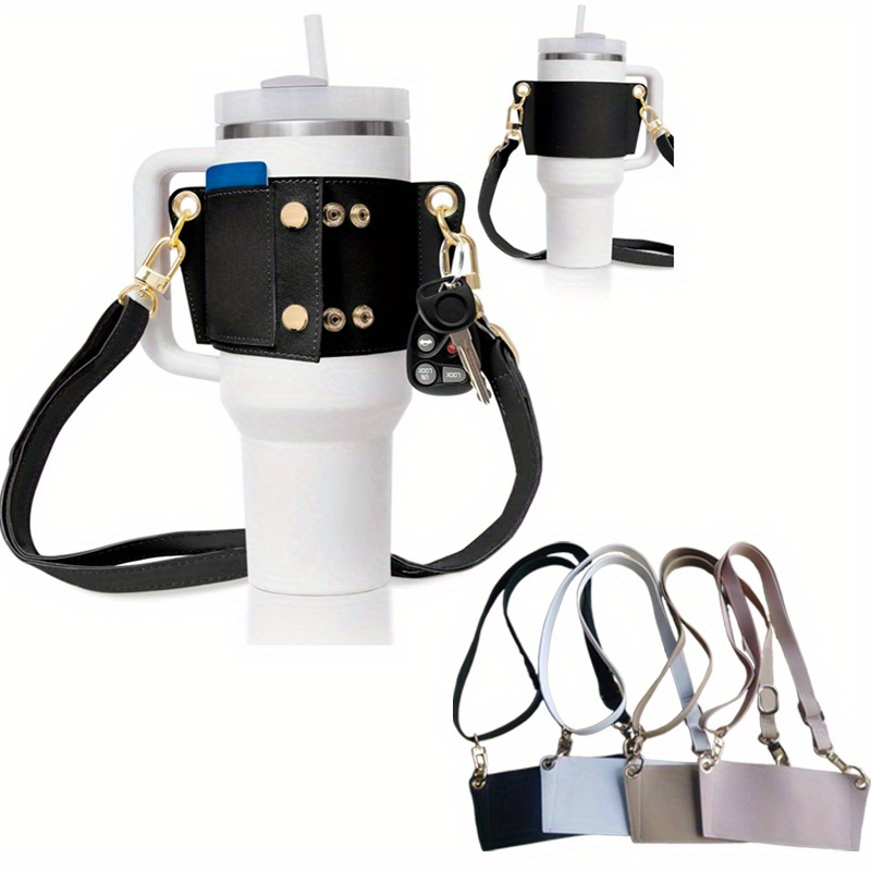Cup Sleeve With Adjustable Strap For Stanley Cup Outdoor - Temu