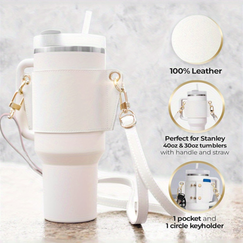 Cup Sleeve With Adjustable Strap For Stanley Cup Outdoor - Temu
