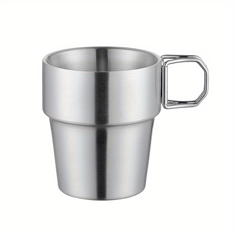 280ml Stainless Steel Folding Water Cup for Camping