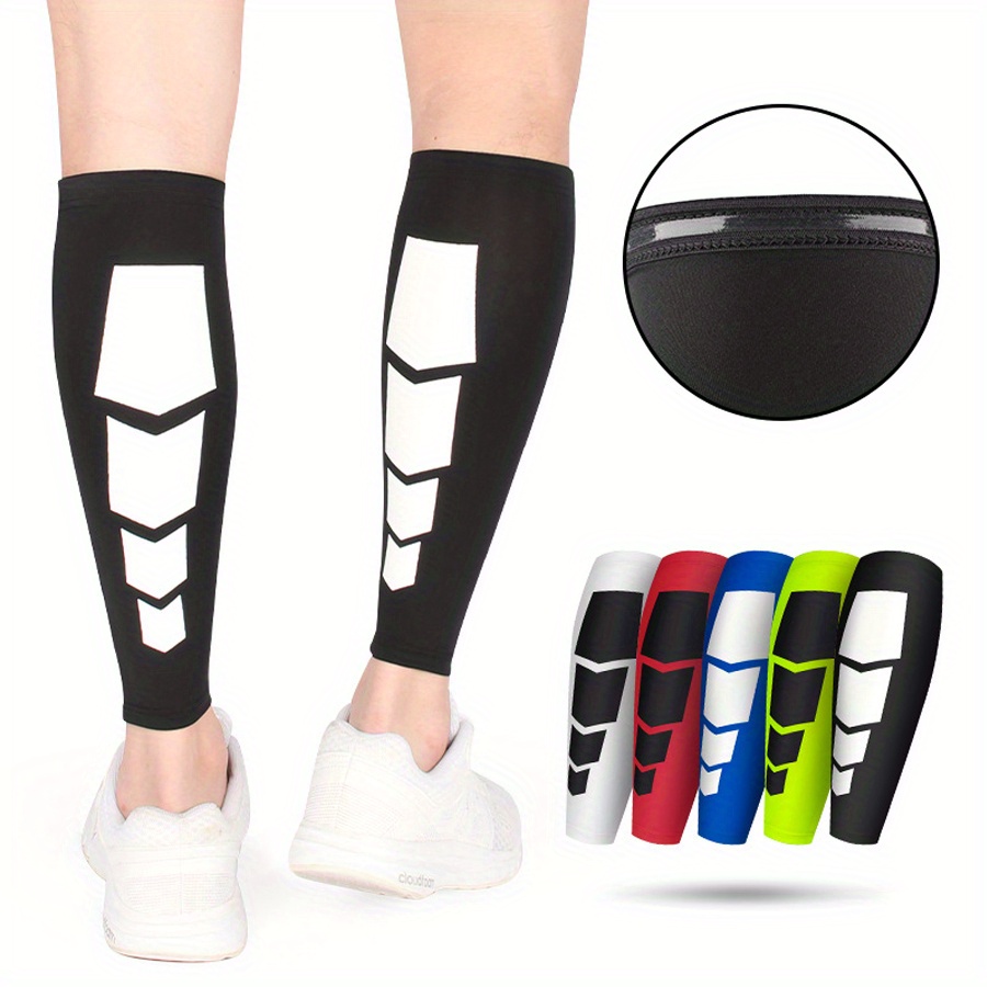 1 Pair Of Calf Sleeves High Elasticity Compression Sports - Temu
