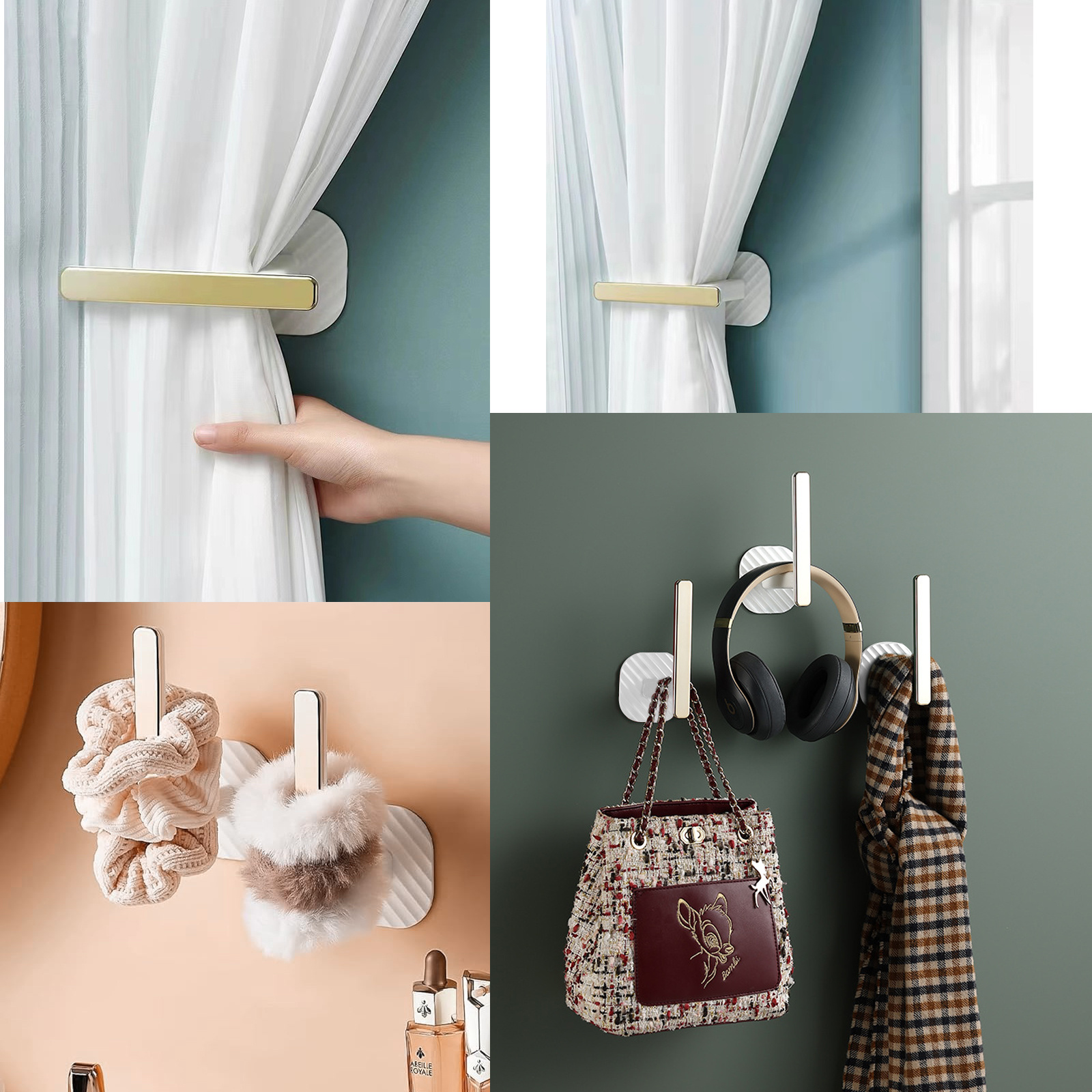 Self adhesive Curtain Tiebacks Curtain Holdbacks Window Temu Canada