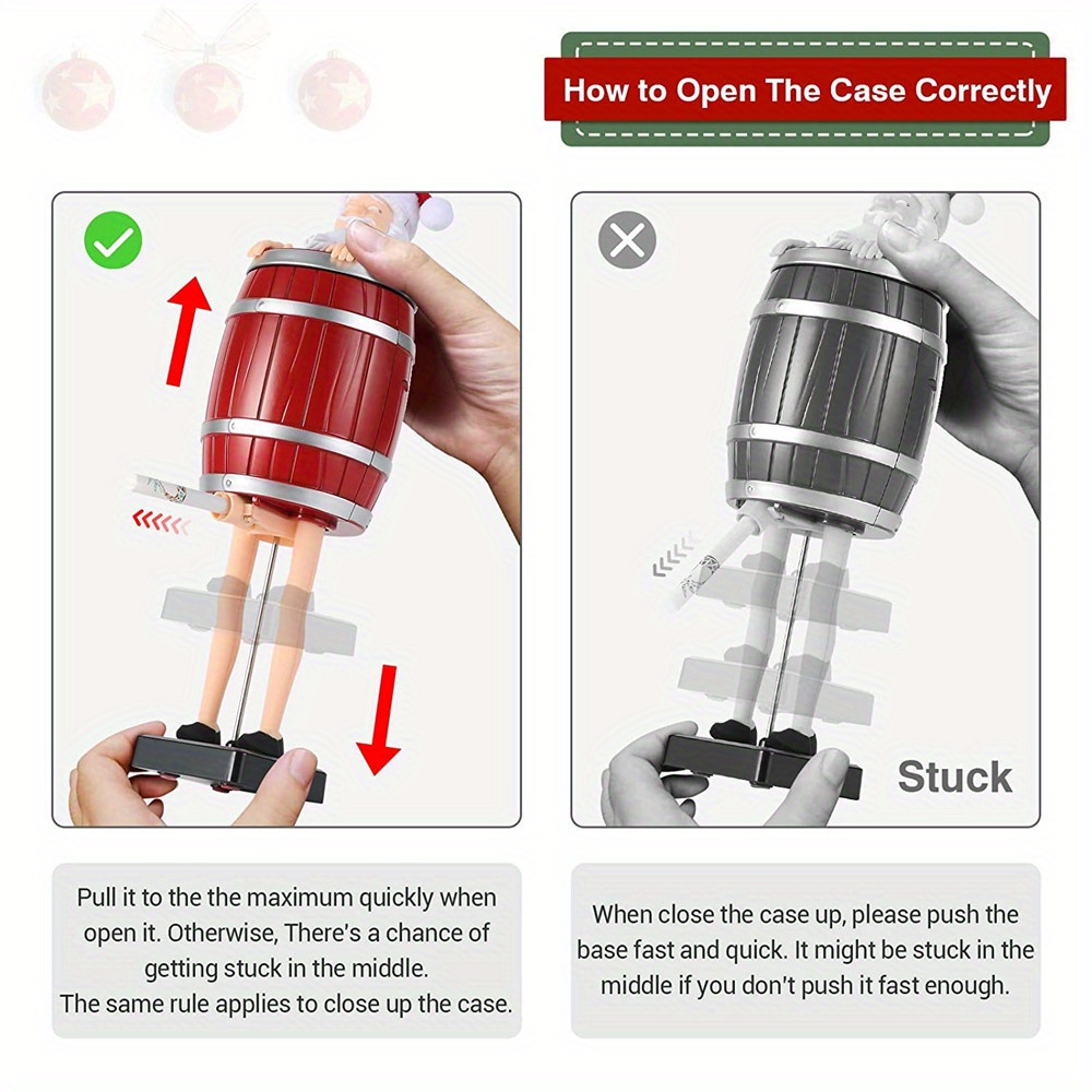 father christmas cigarette dispenser 1pc funny cigarette dispenser creative