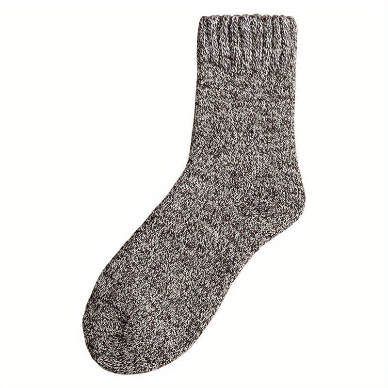 6 Pairs Winter Socks Women Winter Solid Thickened Thermal Socks