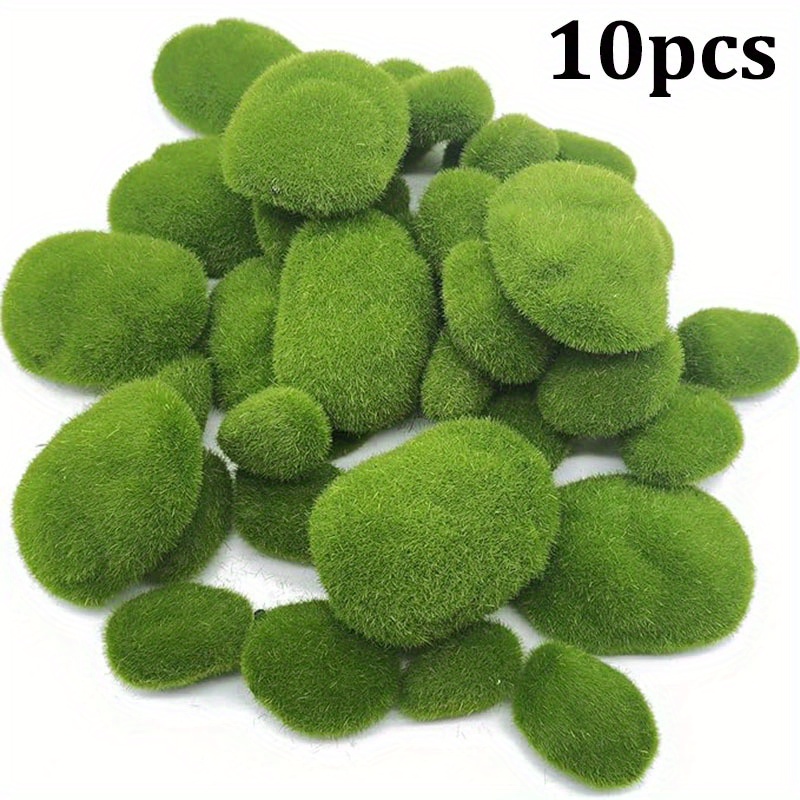 Green Artificial Moss Balls Decorative Stones, Faux Green Moss, Ideal For  Vases, Table Decor, Planter Decor, Weddings, Parties, Special Events - Temu