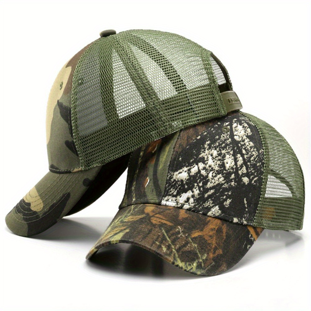Adjustable Mesh Hat for Fishing Camping Hiking