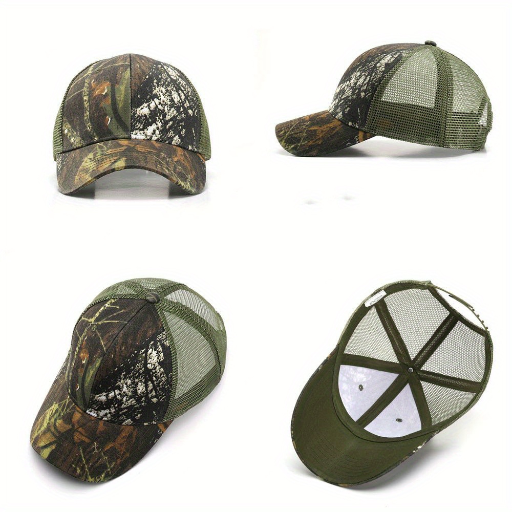 Adjustable Mesh Hat for Fishing Camping Hiking