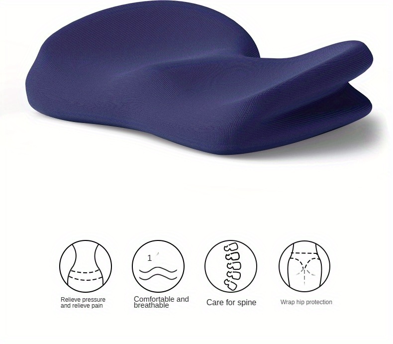 Office Hip Protection Cushion Long Sitting Fart Cushion - Temu