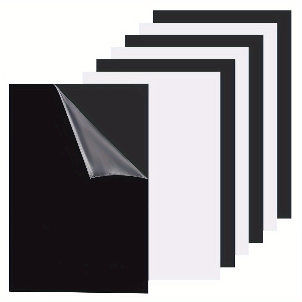 6 Blätter Schwarze Und Weiße ABS-Kunststoffplatten 19,9 Cm X 30 Cm  Rechteckige Kunststoffplatte Acrylplatte Für Handwerke, Schilder,  Fotografie, Malerei 0,5 Mm Dick - Temu Germany