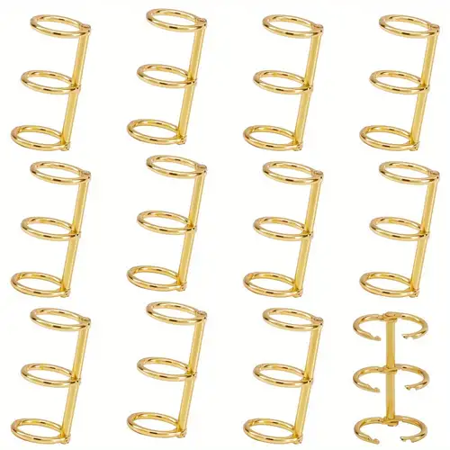 100 PCS Binder Rings, NEWEST Loose Leaf Binder Rings 1/2 Inch Small Binder  Ring for Index Cards Book Binding Rings Plastic Key Rings for Scrapbook,  School Notebooks, Office Documents, Home Photo Album 