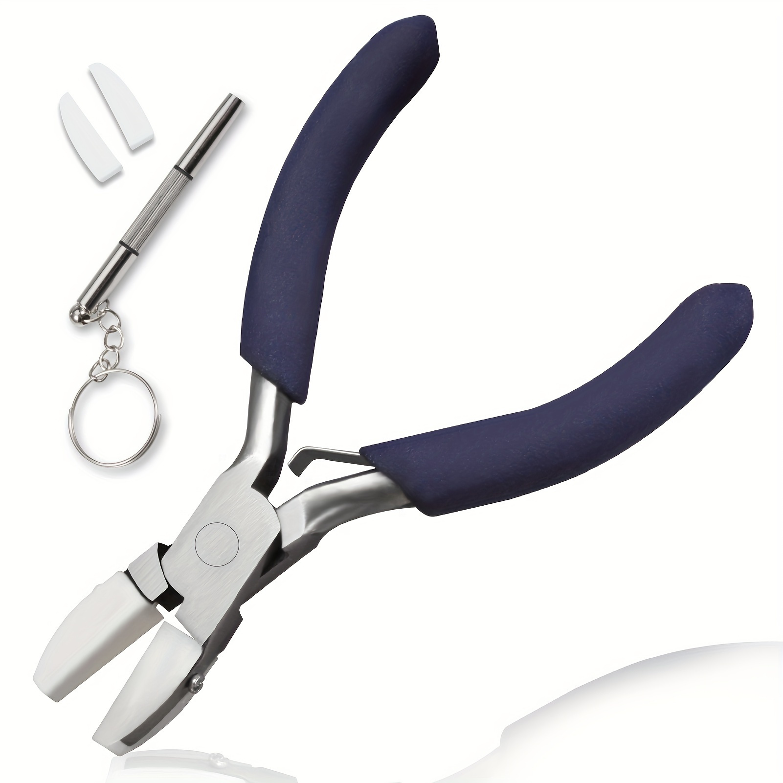 Double Nylon Jaw Pliers With Adhesive Jaws For Diy Jewelry - Temu