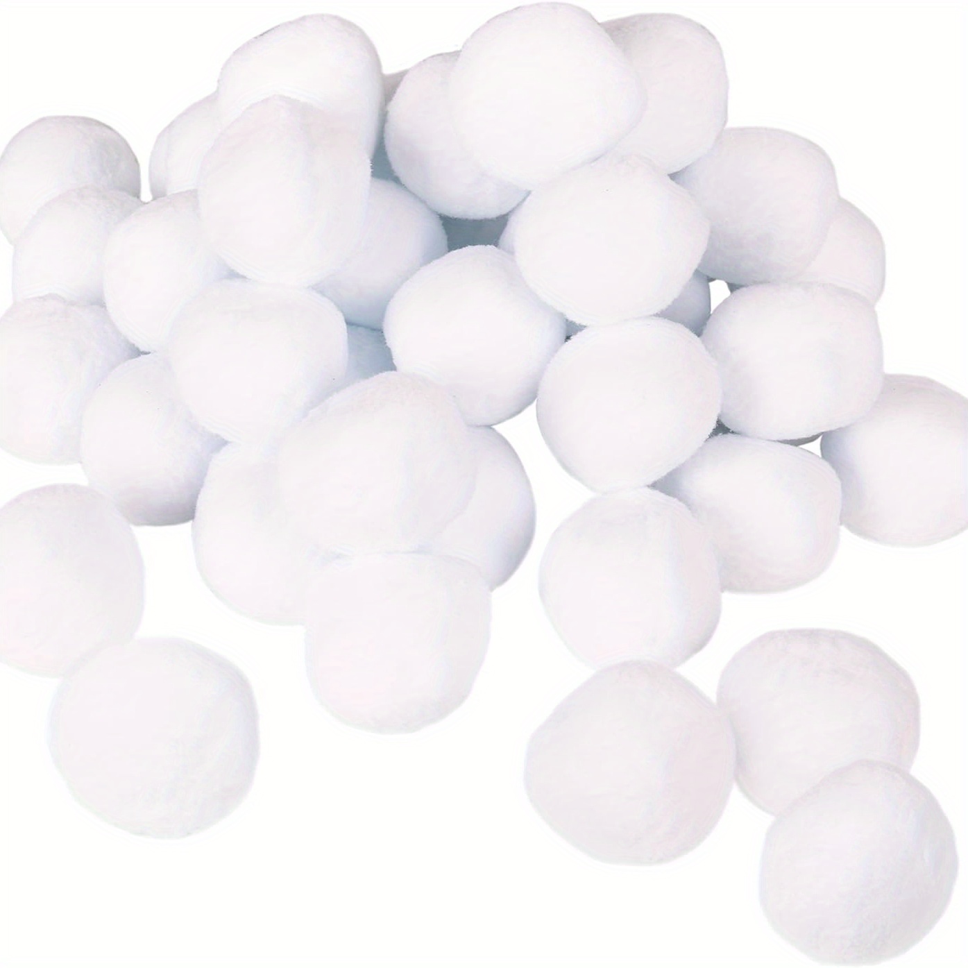 10pcs Fake Snowballs - Indoor Snowball - Artificial Snowballs For Outdoor  Snow Play And Christmas Tree Decorations