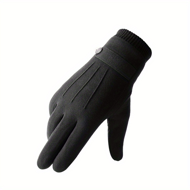Winter Warm Gloves Thickened Velvet Cycling Gloves