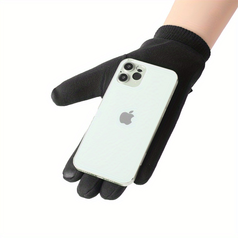Winter Warm Gloves Thickened Velvet Cycling Gloves