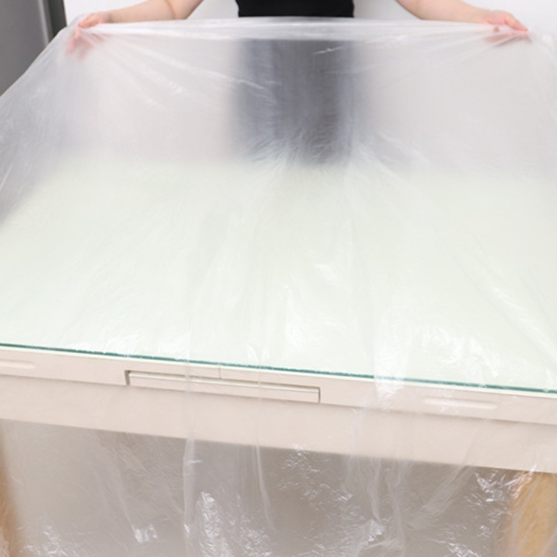 Protector de PVC transparente cuadrado de 54 x 54 pulgadas para mesa,  resistente al agua, cuadrado, cubierta de plástico transparente para mesa  de